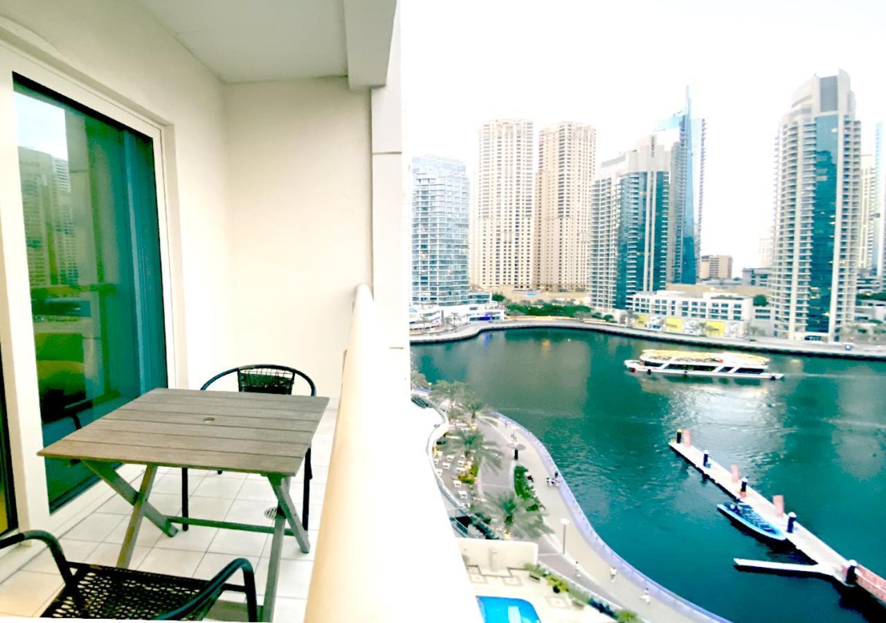 Panoramic Sea Views Studio Apartment - Marina Dubái Exterior foto